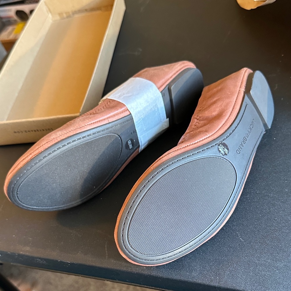 Lucky Brand Women's Brown Loafers - Picture 2 of 5